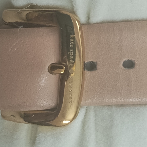 Authentic Kate Spade Gold-Tone And Vachetta Leather Monterey Watch - Picture 5 of 15